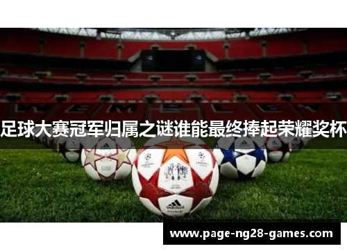 足球大赛冠军归属之谜谁能最终捧起荣耀奖杯